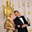 Oscars 2012, les deux "meilleurs acteurs" ensemble 