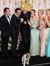 Les acteurs de The Artist ensemble aux Oscars 2012