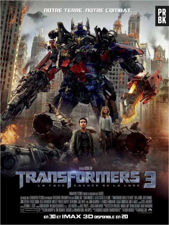Transformers 3 nommé est 8 fois aux Razzie Awards 2012