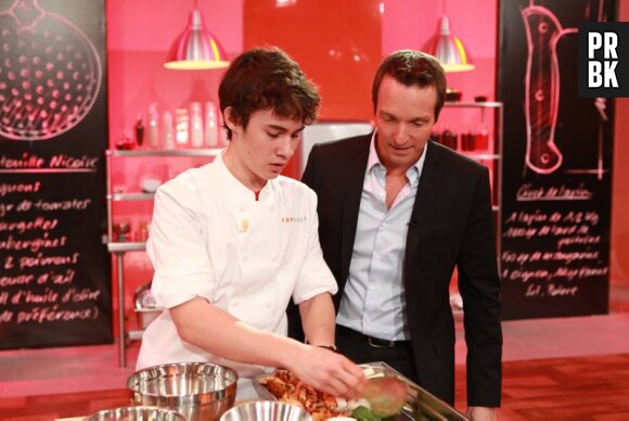 Ruben, avec Stéphane Rotenberg dans Top Chef 2012