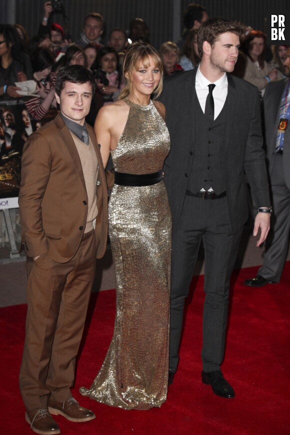 Les trois acteurs d'Hunger Games sur le tapis rouge