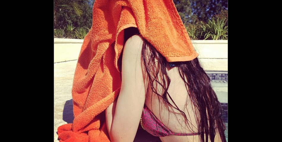 Kendall Jenner, en bikini sur Twitter 