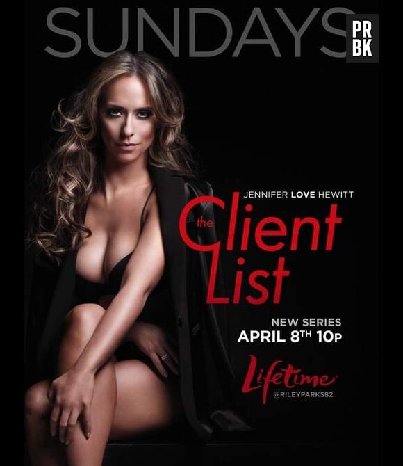 Jennifer Love Hewitt sur l'affiche sexy de The Client List