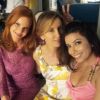 Marcia Cross, Felicity Huffman et Eva Longoria sur le tournage de Desperate Housewives