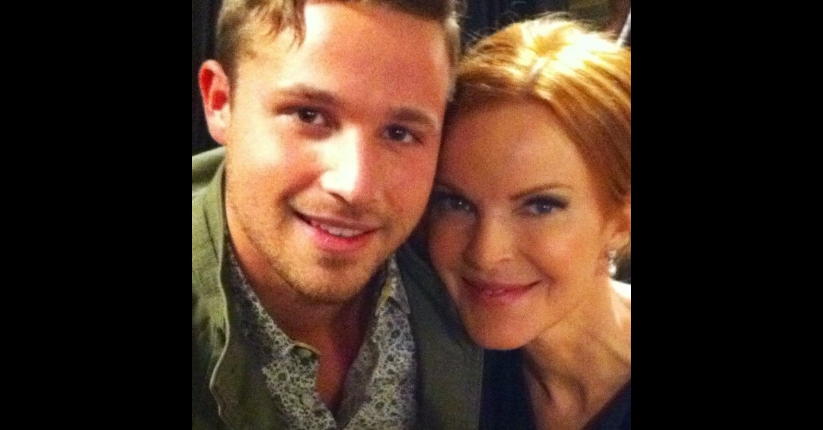 Photo : Shawn Pyfrom (Andrew) et sa 
