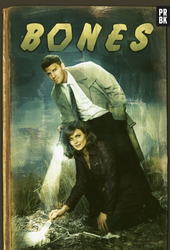 Emily Deschanel et David Boreanaz sur le poster de Bones