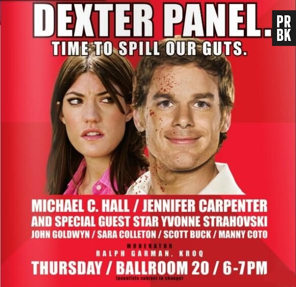 Le poster rétro de Dexter pour le Comic Con