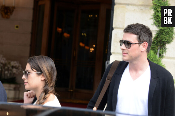 Lea Michele et Cory Monteith quittent leur hôtel parisien