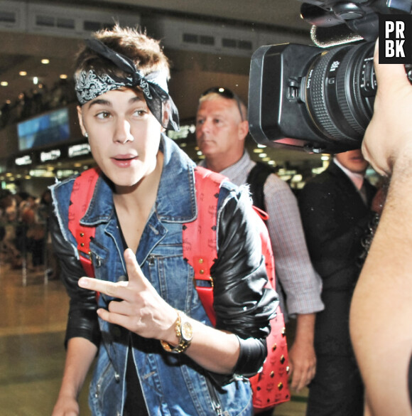 Justin Bieber arrive au Japon pour la promo de Believe