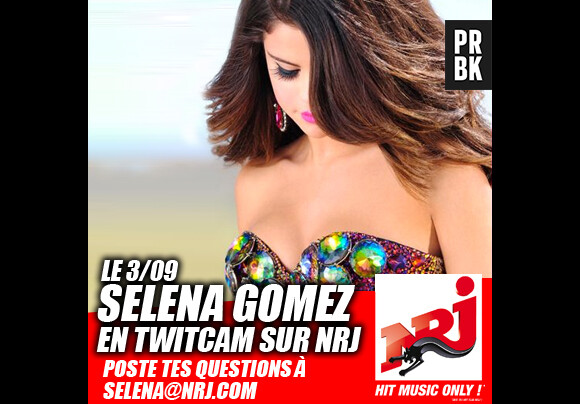 Selena Gomez va participer à une Twitcam lors de son passage à Paris