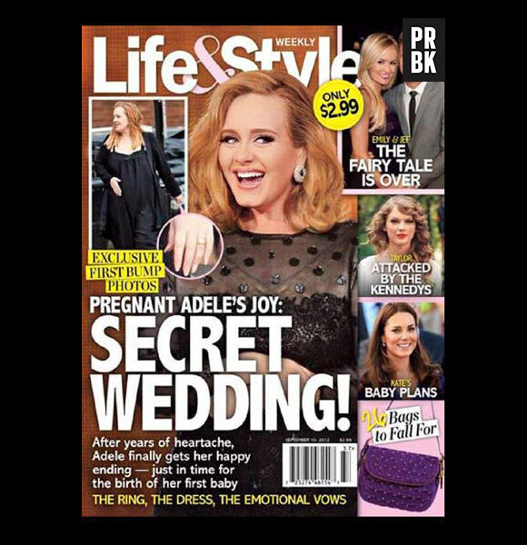 Life & Style assure qu'Adele s'est mariée en cachette !