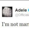 Adele dément être mariée