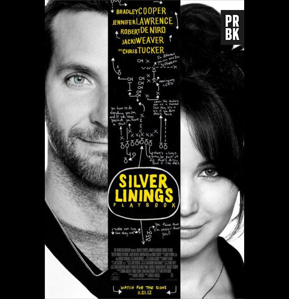 Silver Linings Playbook avec Bradley Cooper et Jennifer Lawrence, au cinéma le 30 janvier 2013