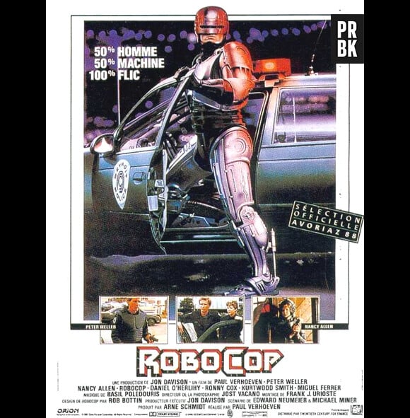 Affiche du tout premier Robocop de 1987