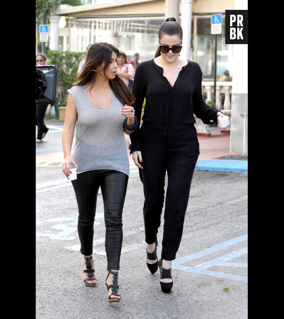 Les soeurs Kardashian font monter la température à Miami