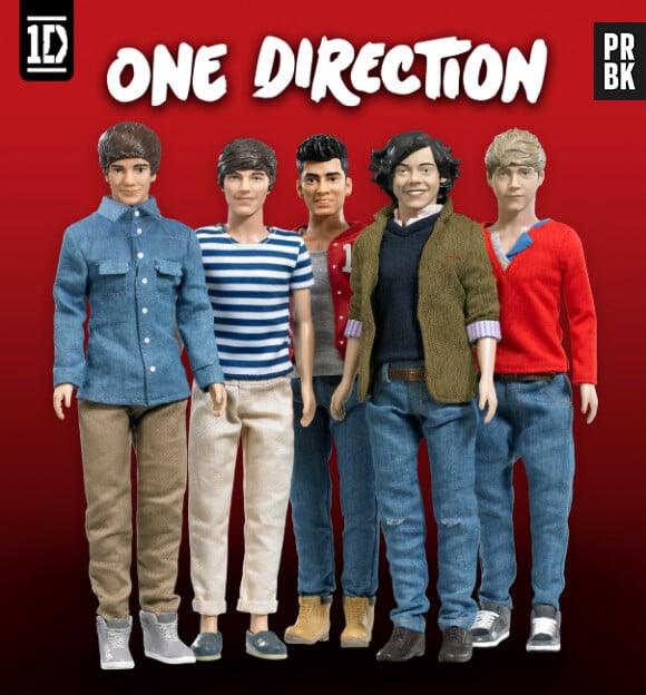 One Direction : Totalement fans de leurs poupées !