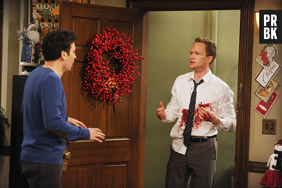 Barney en sang dans l'épisode de Noël d'How I Met Your Mother
