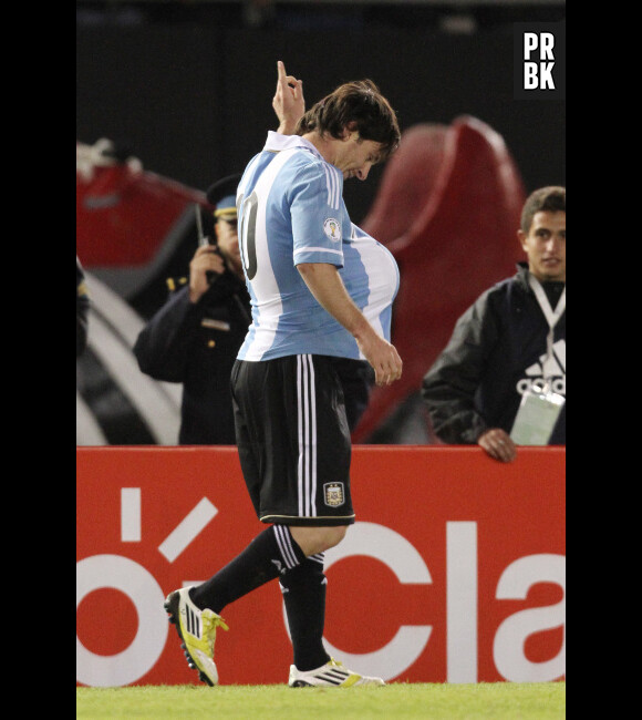 Lionel Messi est un papa heureux !