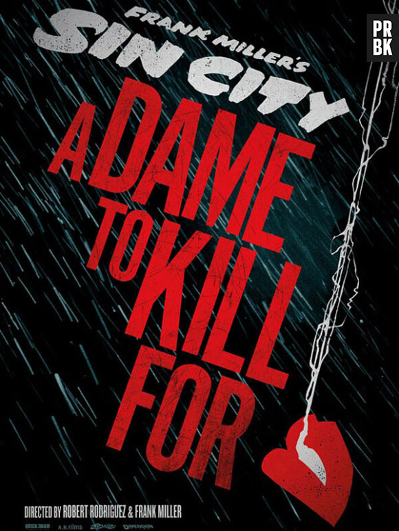 L'affiche teaser de Sin City 2 : j'ai tué pour elle