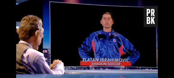 Zlatan Ibrahimovic c'est lui la star des Guignols.
