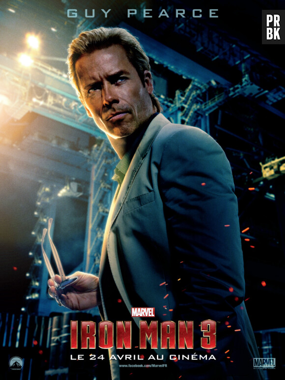 Guy Pearce s'affiche poru Iron Man 3