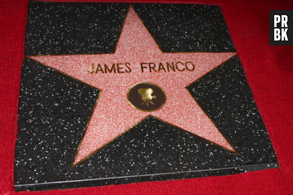 James Franco est la 2 492ème stars à rejoindre le "Walk Of Fame"