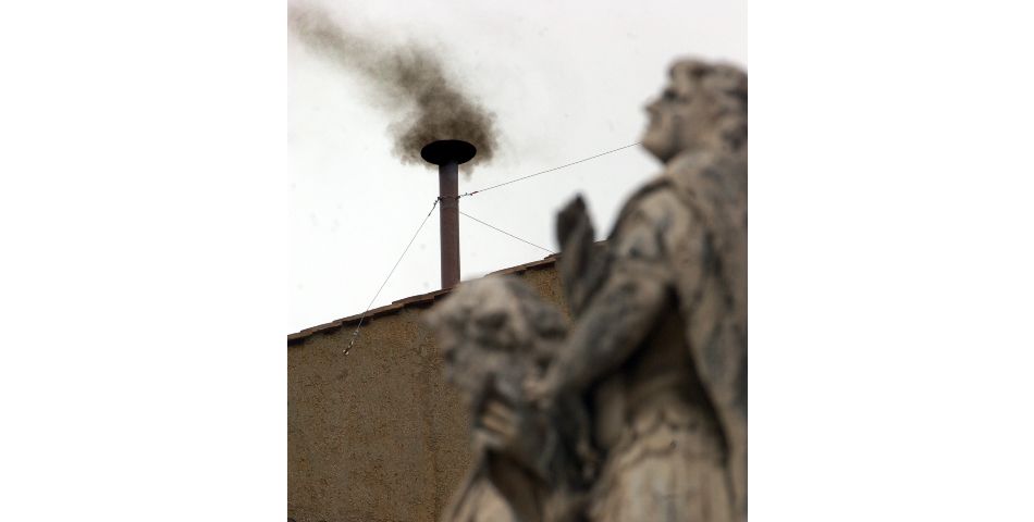 La fumée blanche indique le pape a été choisi