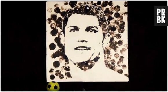 Une peinture de Cristiano Ronaldo bluffante