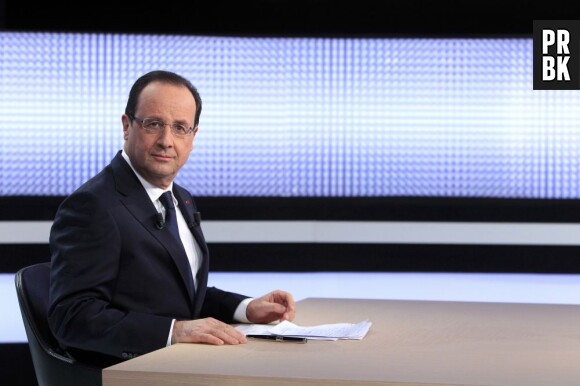 François Hollande lors de son grand oral de mars 2013 sur France 2
