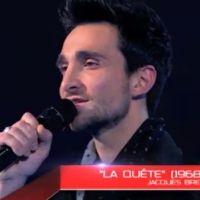 Julien Mior VS Benjamin Bocconi (The Voice 2) : Une prestation émouvante sur le titre La Quête de Jacques Brel