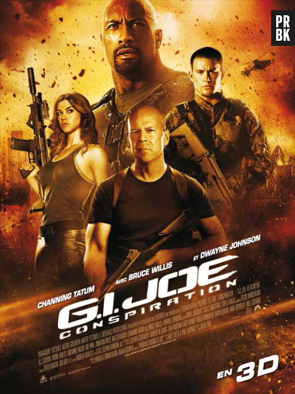 Bruce Willis et GI Joe : Conspiration, en tête du box-office US