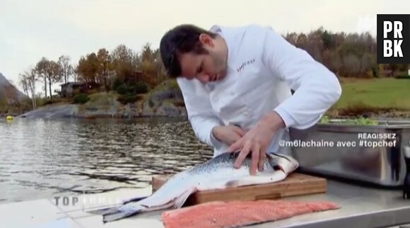 Les candidats de Top Chef 2013 ont dû pêcher et cuisiner eux-mêmes le saumon en Norvège.