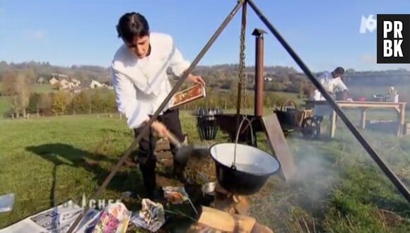Les candidats du groupe 2 se sont retrouvés à la ferme pour cuisiner en plein air dans Top Chef 2013.