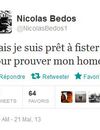 Accusé d'homophobie, Nicolas Bedos veut prouver sa bonne foi sur Twitter