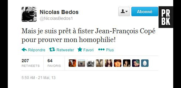 Accusé d'homophobie, Nicolas Bedos veut prouver sa bonne foi sur Twitter
