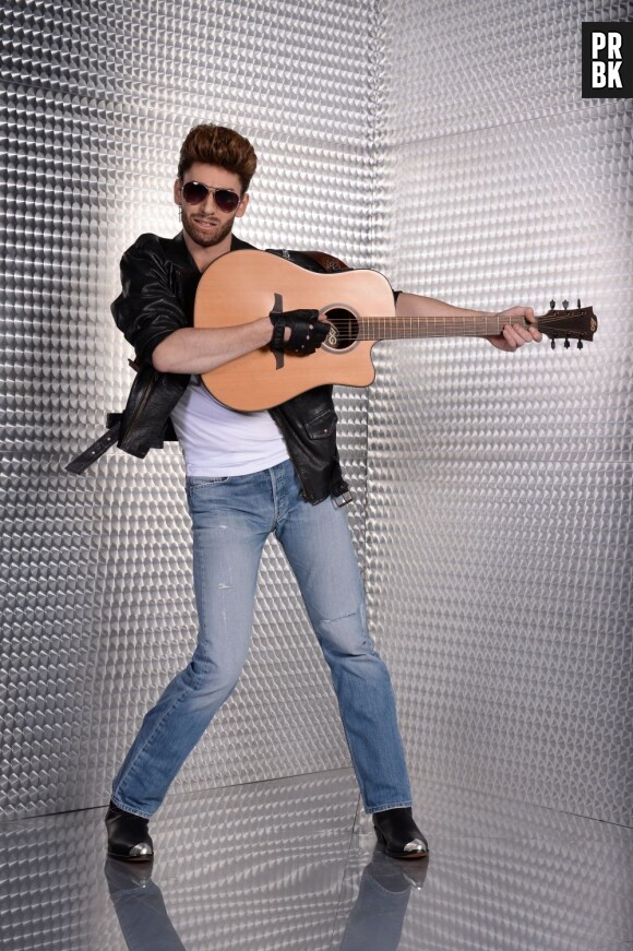 Amaury Vassili en George Michael dans Un air de star sur M6.