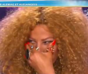 Afida Turner, en larmes sur le plateau du Mag de NRJ 12