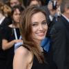Angelina Jolie le 2 juin à Londres, 15 jours après l'annonce de sa mastectomie
