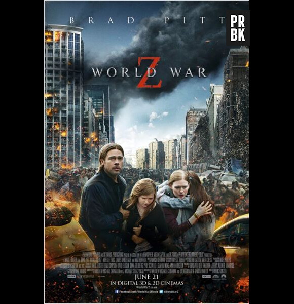 World War Z : réunion familiale dans le film entre Brad Pitt et Maddox