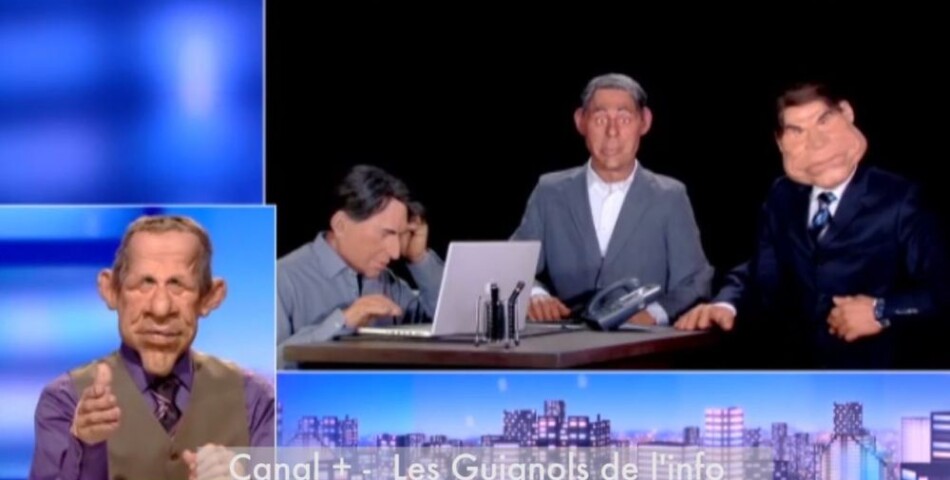 Les Guignols parodient l&#039;affaire Tapie sur Canal +