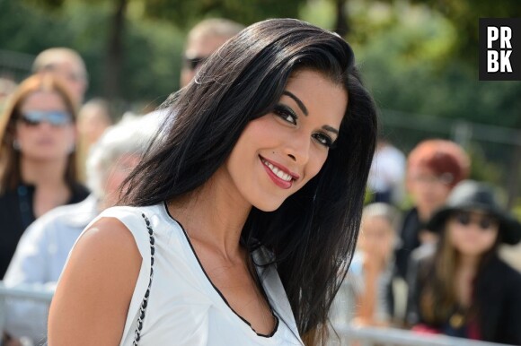 Ayem Nour présente au défilé Christian Dior le 1er juillet 2013