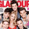 Rosie Huntington-Whiteley tripote les One Direction en couv' de Glamour US