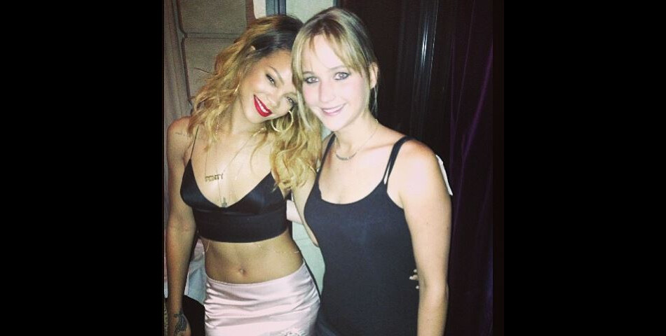 Jennifer Lawrence et Rihanna, le 1er juillet à Paris pour la Fashion Week 2013