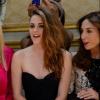 Kristen Stewart a souri au moins une fois au défilé Zuhair Murad, le 4 juillet 2013 à Paris