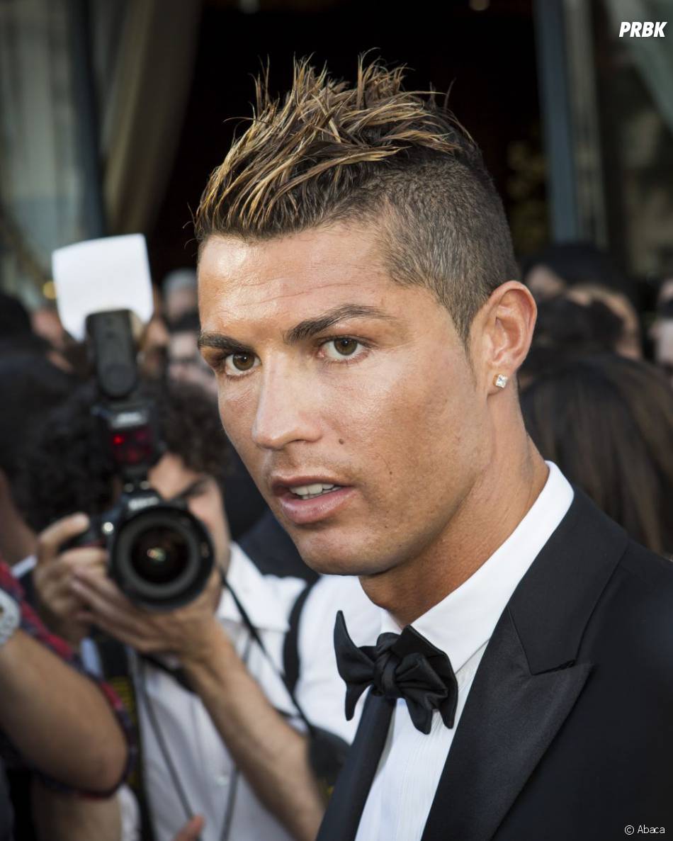 Cristiano Ronaldo et sa coupe porc-épic, à Monte-Carlo le 4 juillet 2013