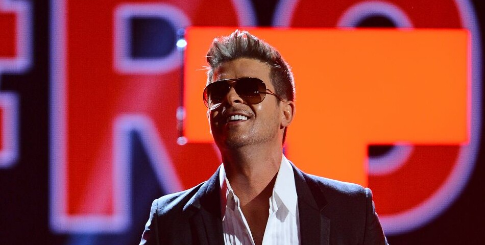 Robin Thicke aux BET Awards 2013