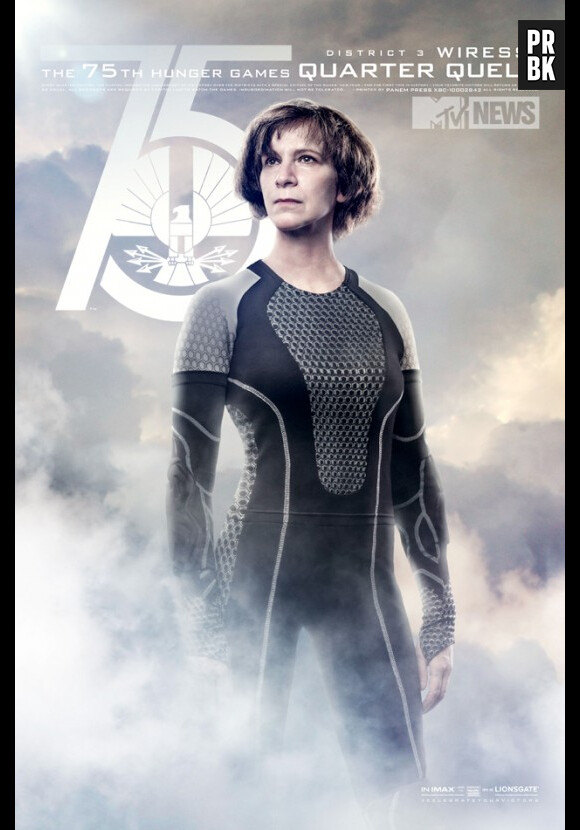 Hunger Games 2 : Wiress sur un poster spécial Jeux d'Expiation