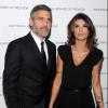 George Clooney et Elisabetta Canalis à New York en janvier 2010.