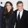 George Clooney et Elisabetta Canalis à New York en novembre 2010.