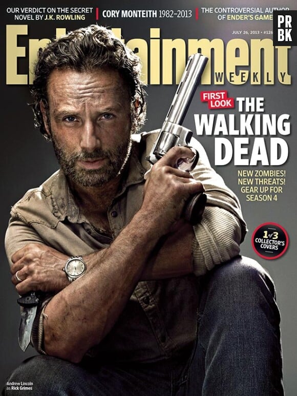The Walking Dead saison 4 : Rick prend la pose pour EW